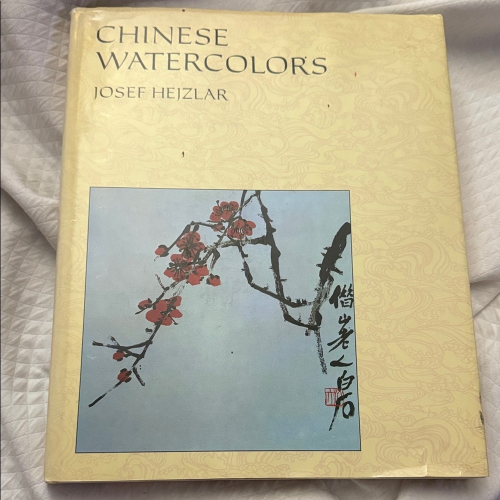 Chinese Watercolors by Josef Hejzlar - Cream Cover Coffee Table Book